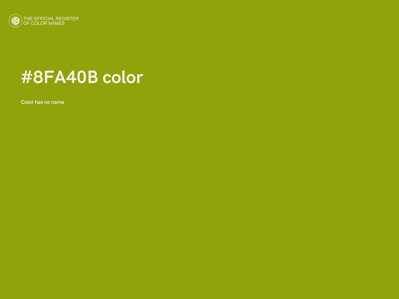 #8FA40B color image