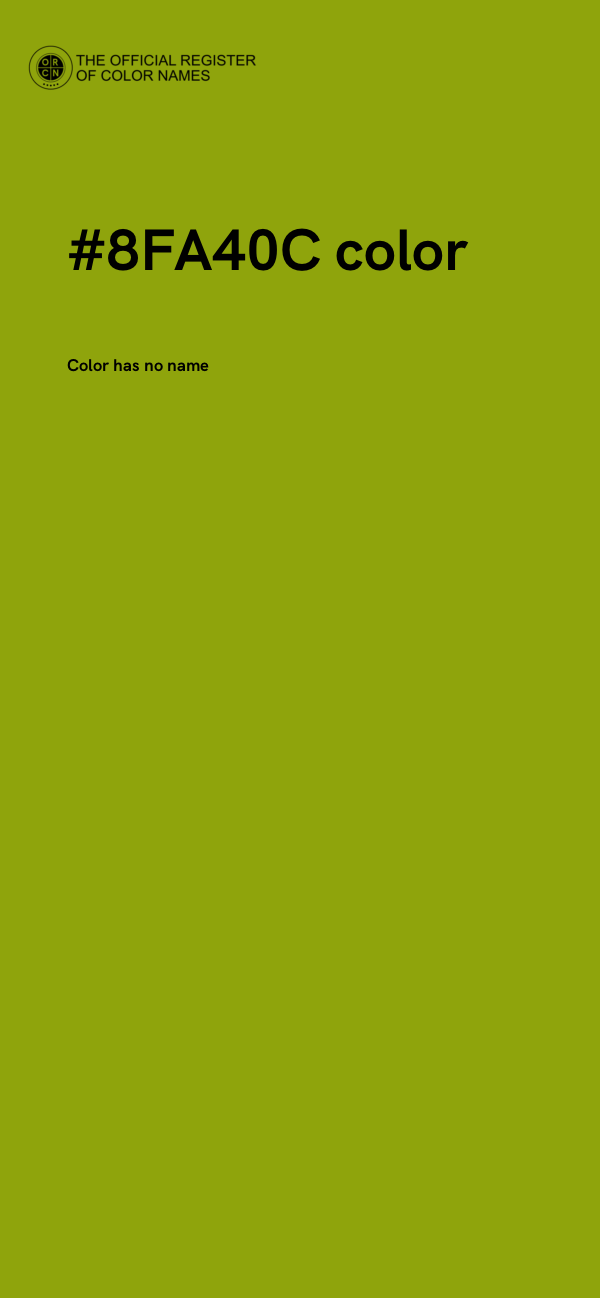 #8FA40C color image