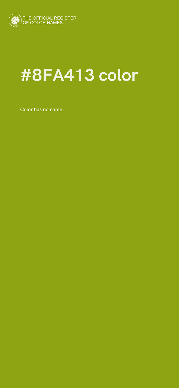 #8FA413 color image