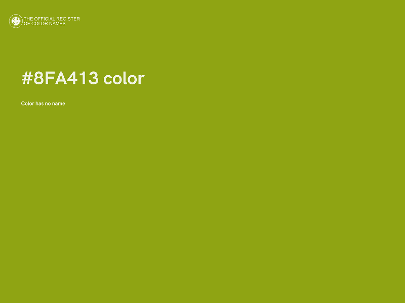 #8FA413 color image