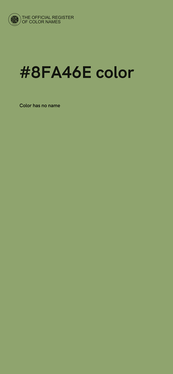 #8FA46E color image