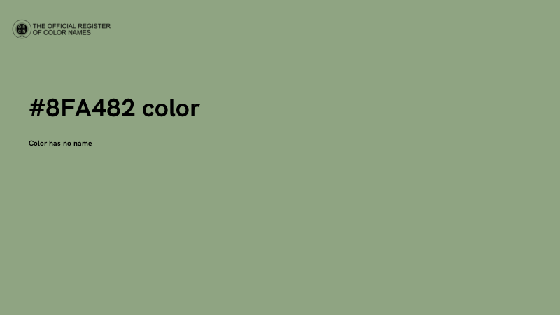 #8FA482 color image