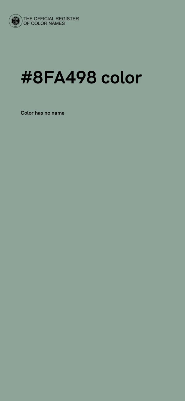 #8FA498 color image