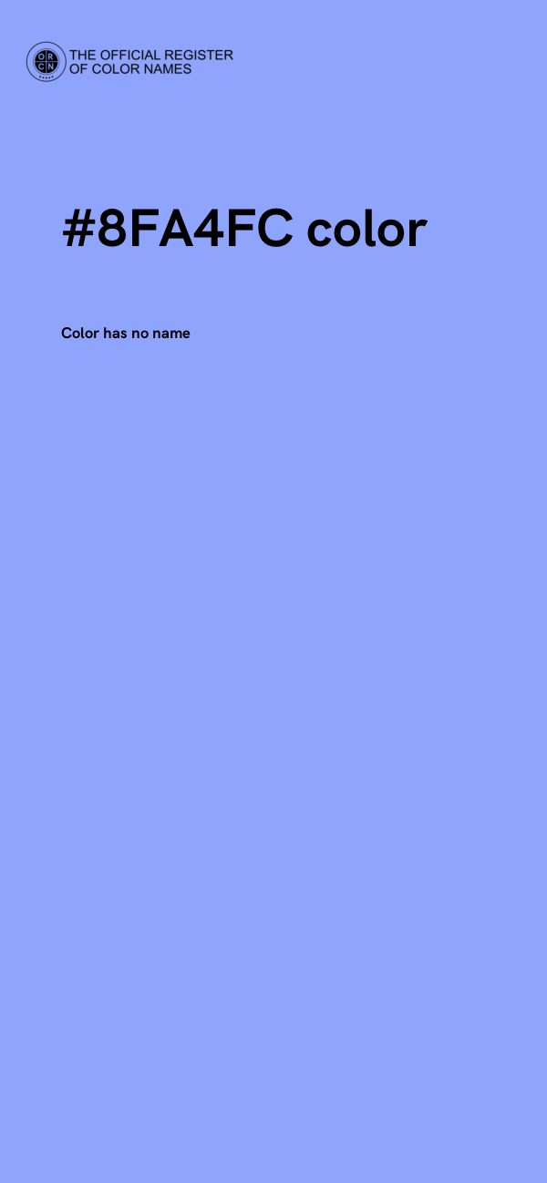 #8FA4FC color image