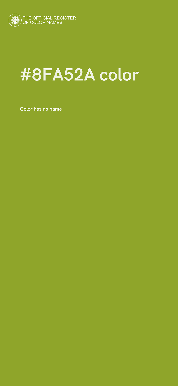 #8FA52A color image