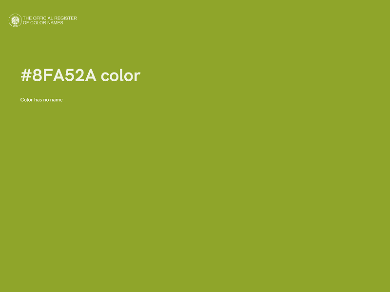 #8FA52A color image