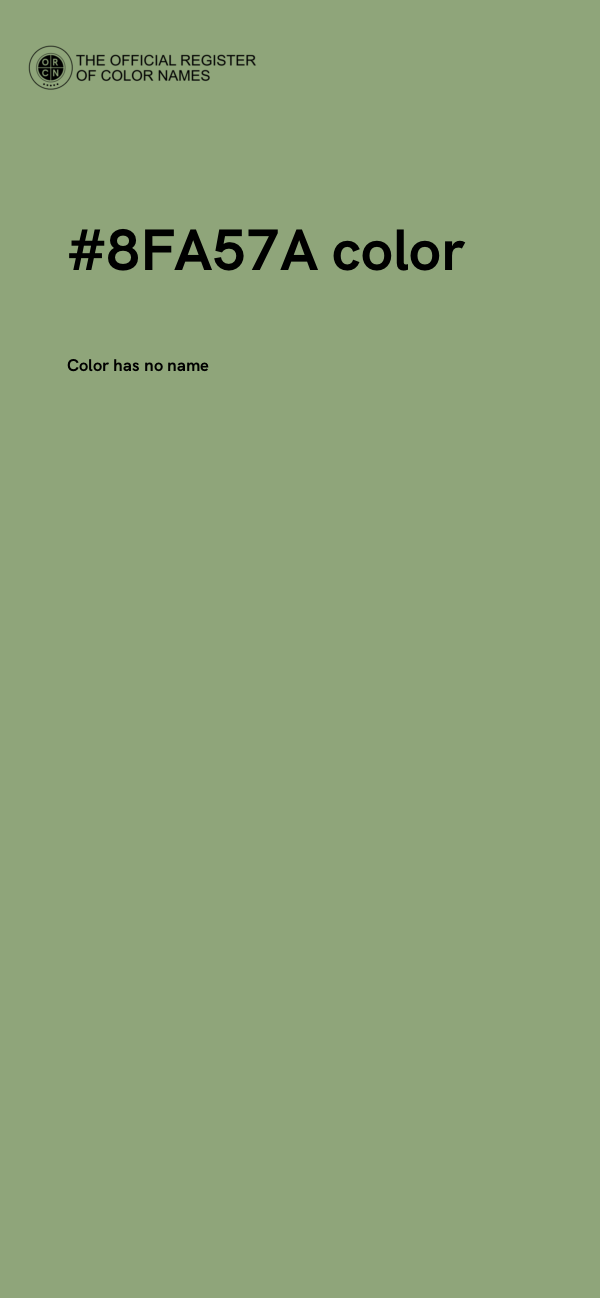 #8FA57A color image
