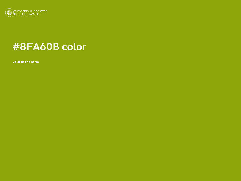 #8FA60B color image