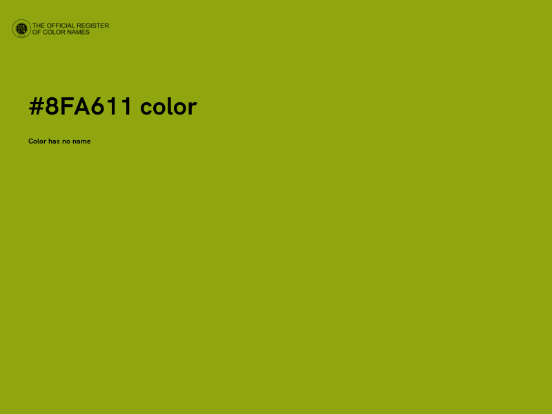 #8FA611 color image