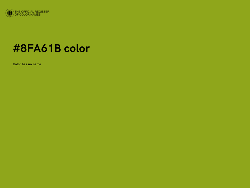 #8FA61B color image