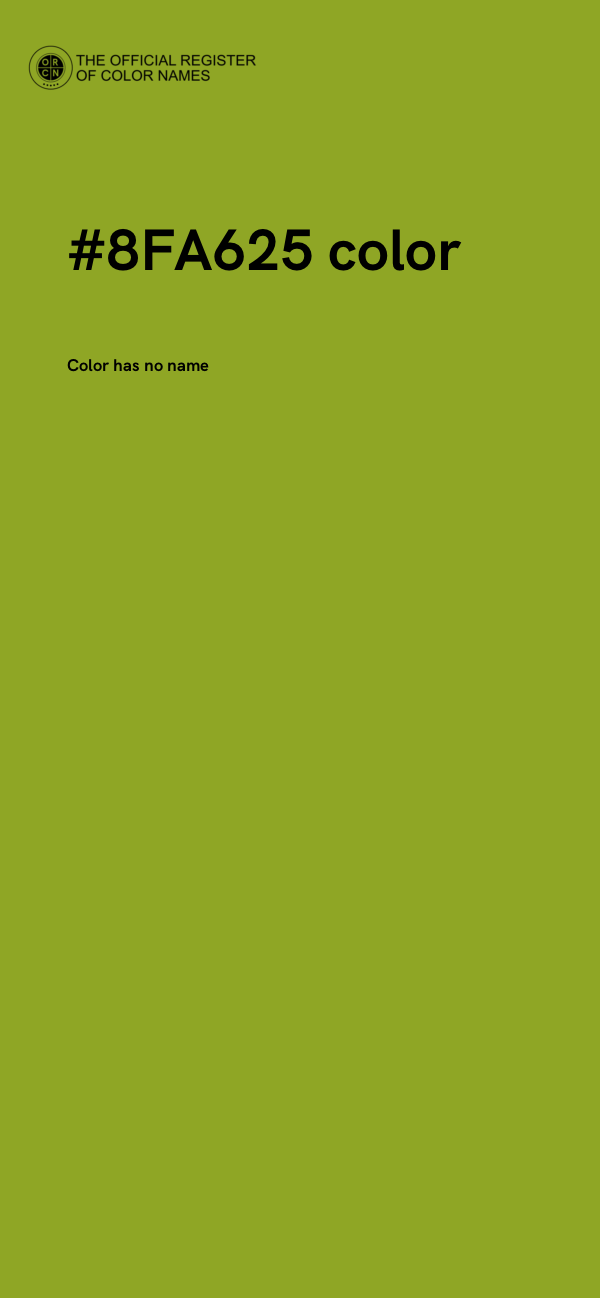 #8FA625 color image