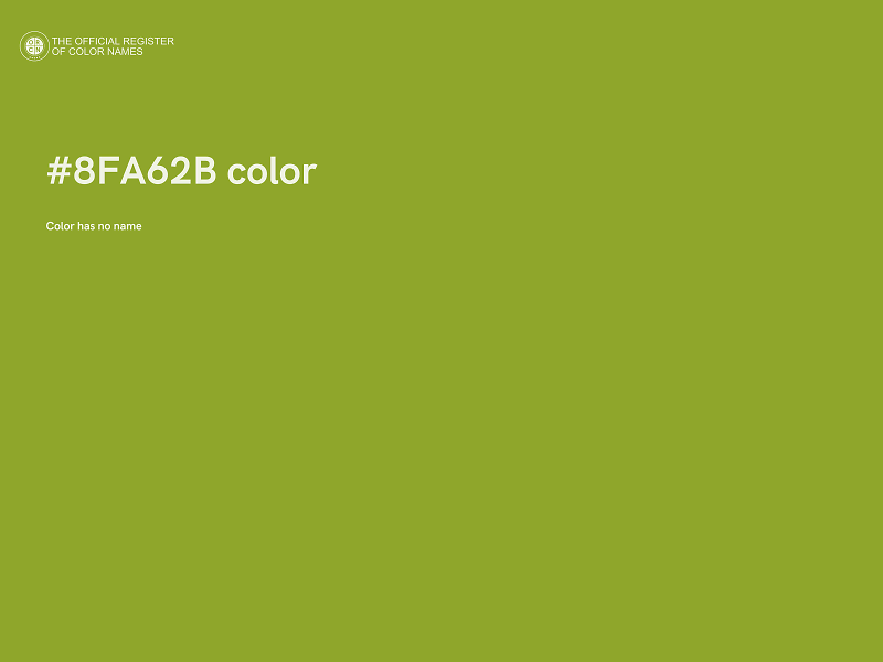 #8FA62B color image