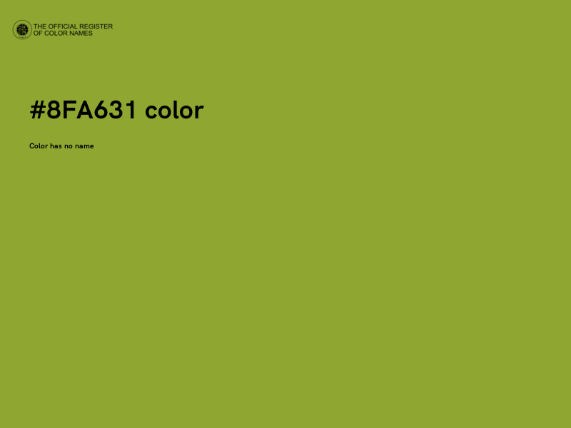 #8FA631 color image