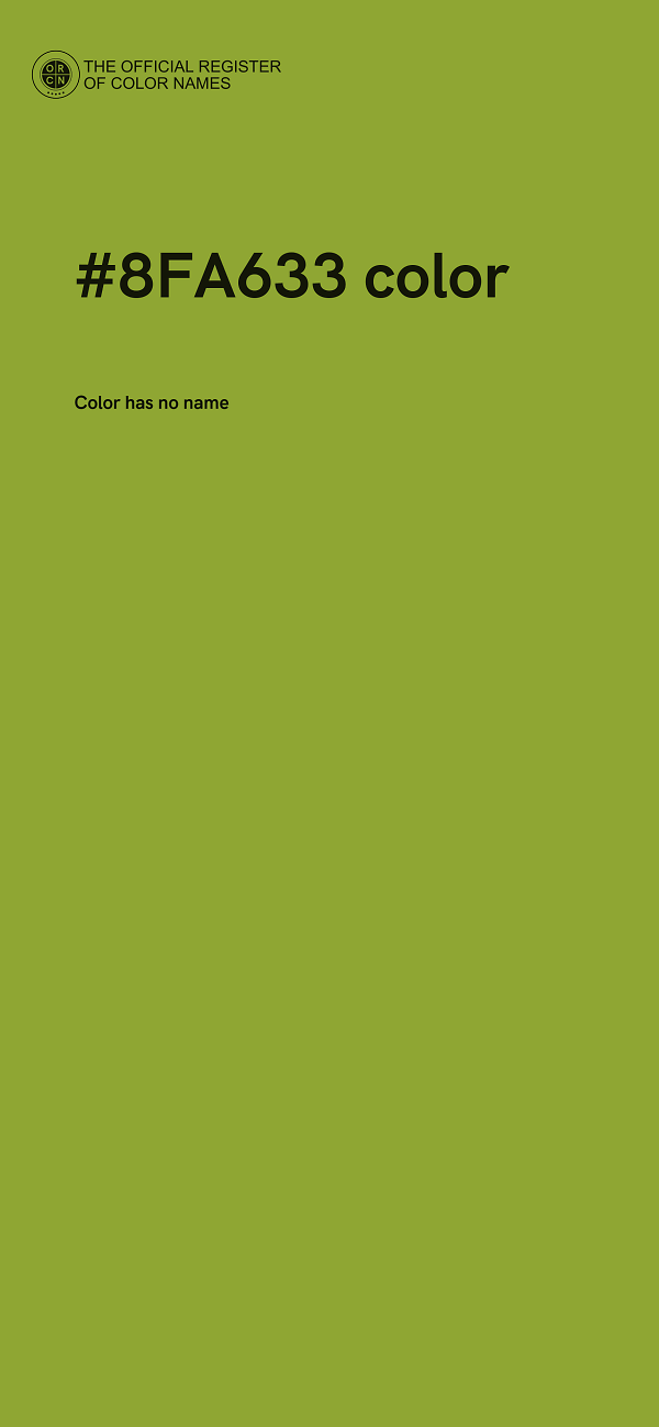 #8FA633 color image
