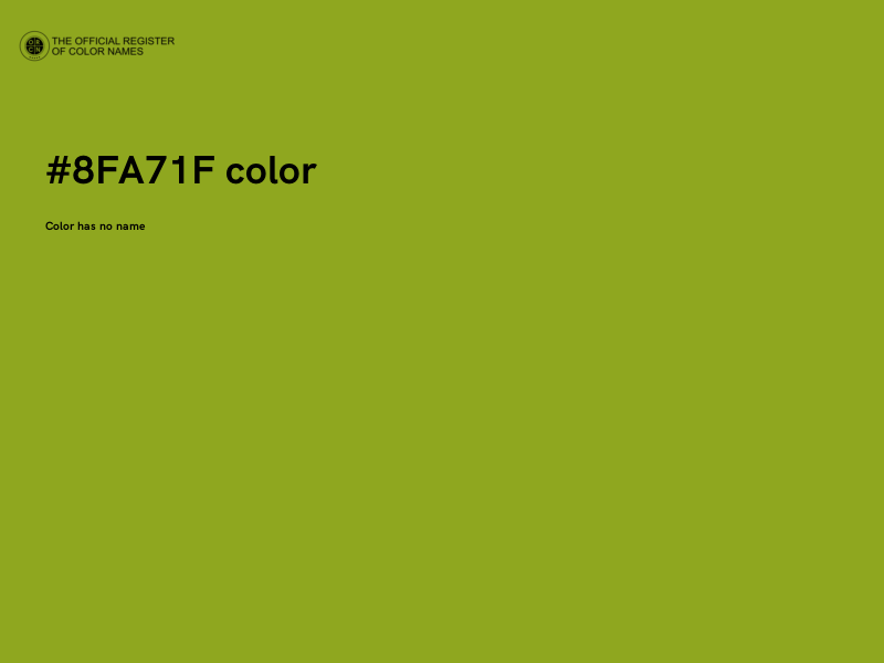 #8FA71F color image