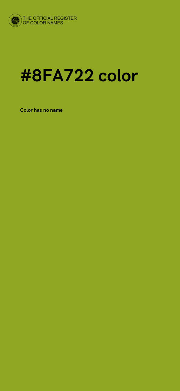 #8FA722 color image