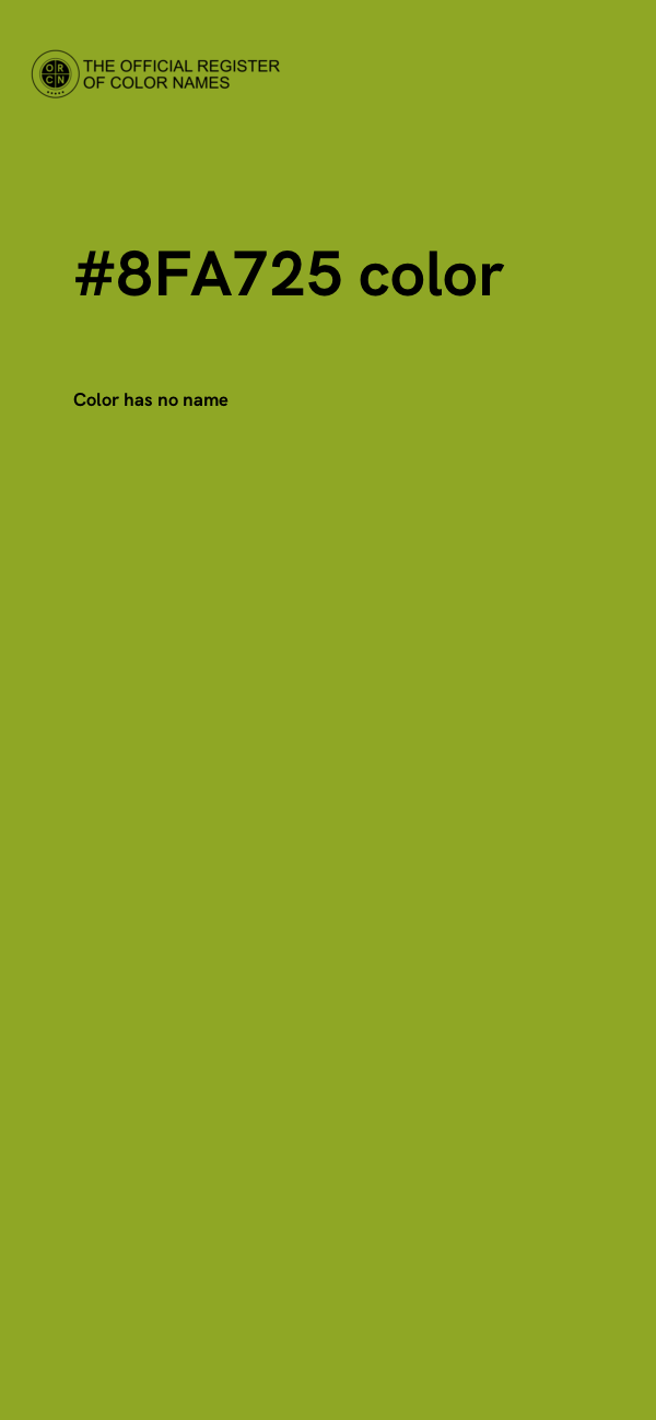 #8FA725 color image