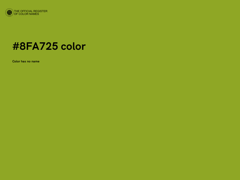 #8FA725 color image