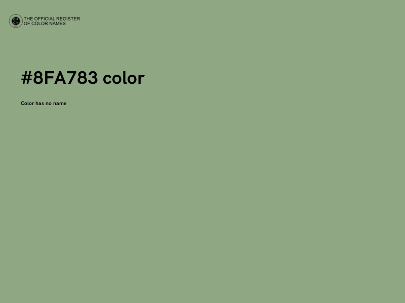 #8FA783 color image