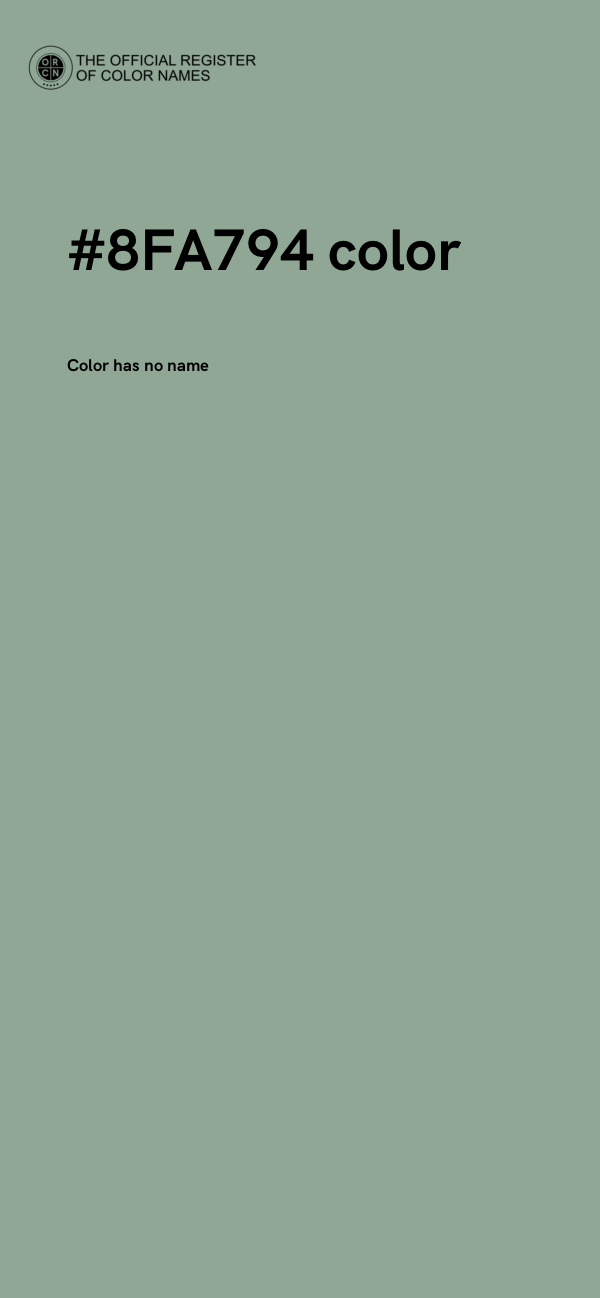 #8FA794 color image