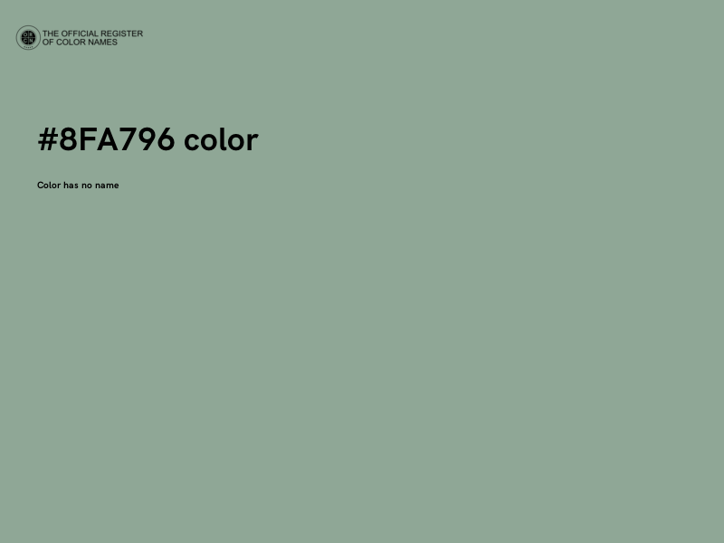 #8FA796 color image