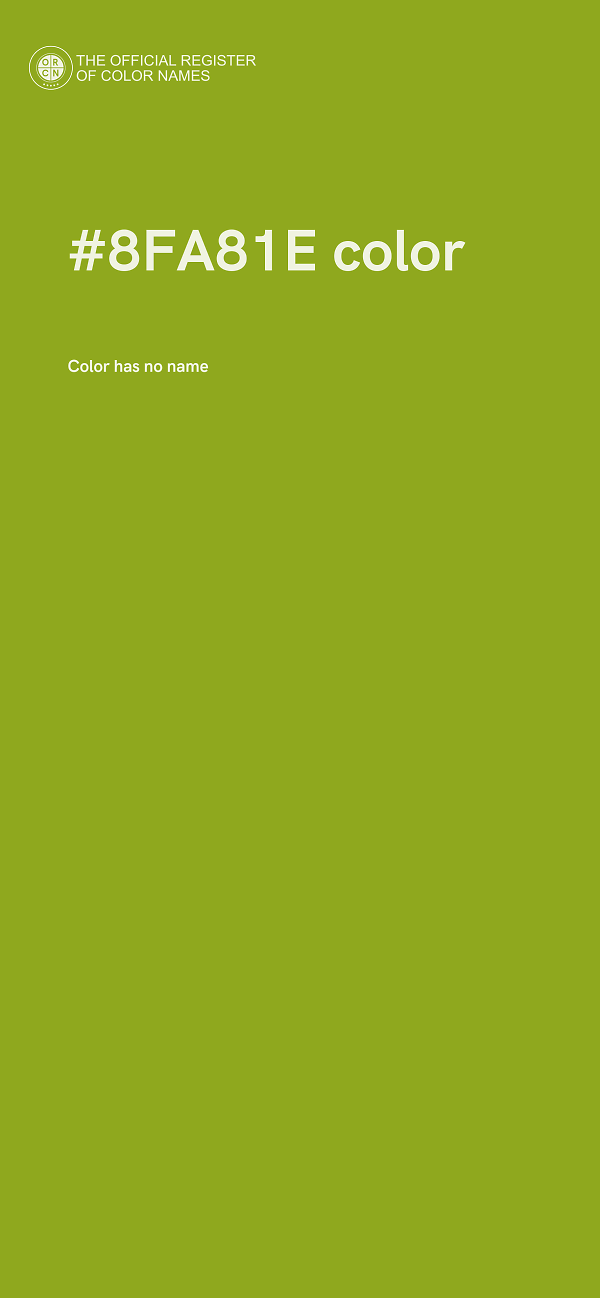 #8FA81E color image