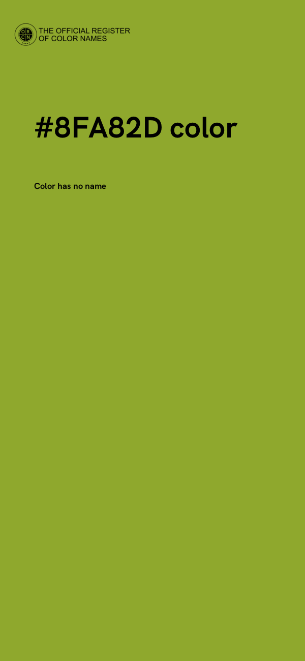 #8FA82D color image