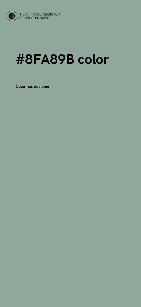 #8FA89B color image