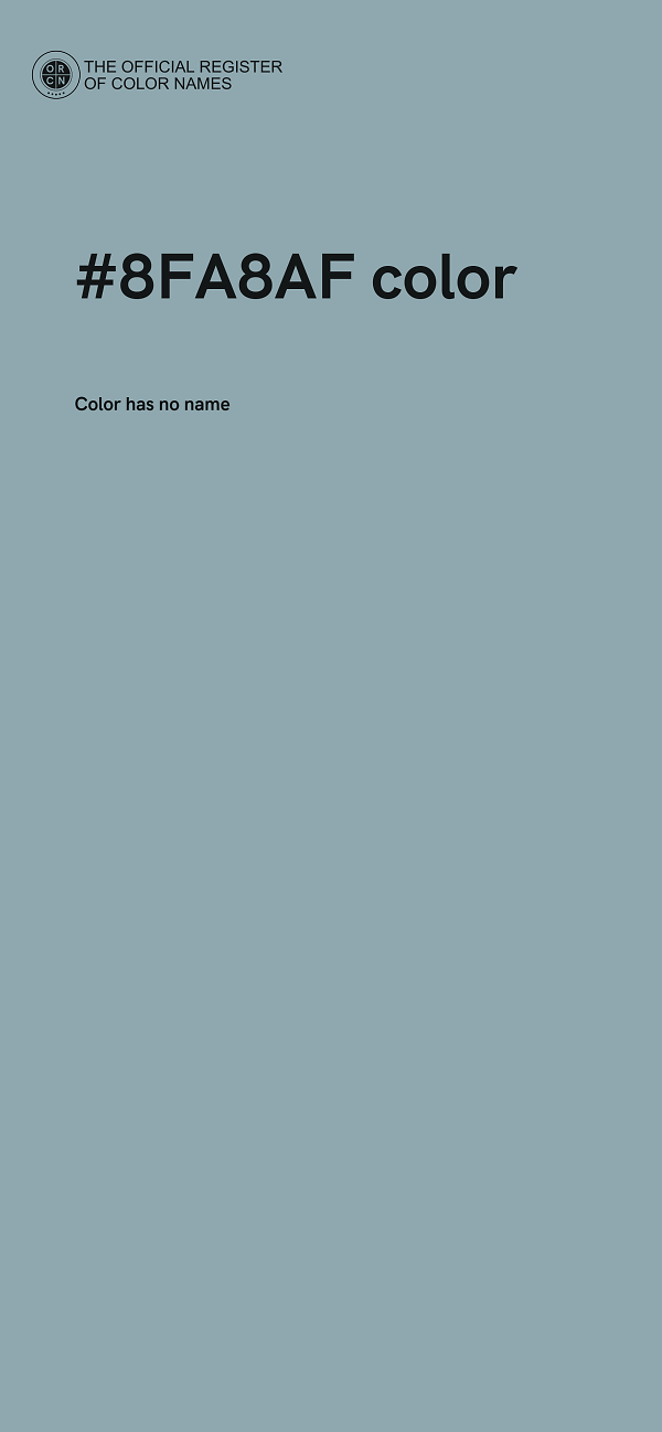 #8FA8AF color image