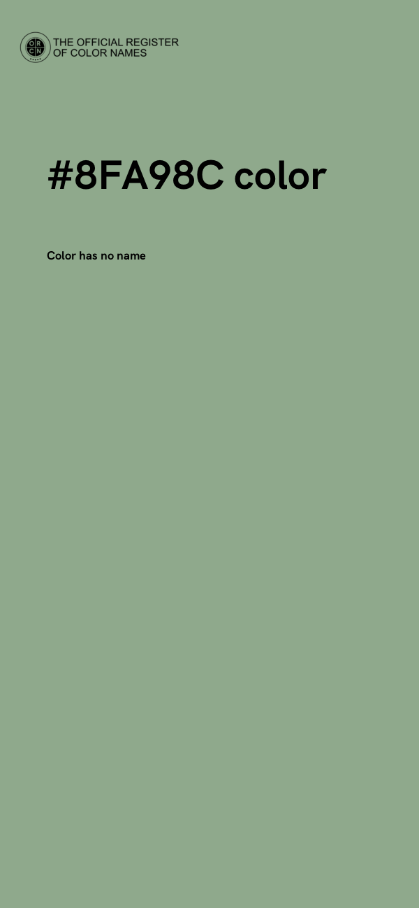 #8FA98C color image