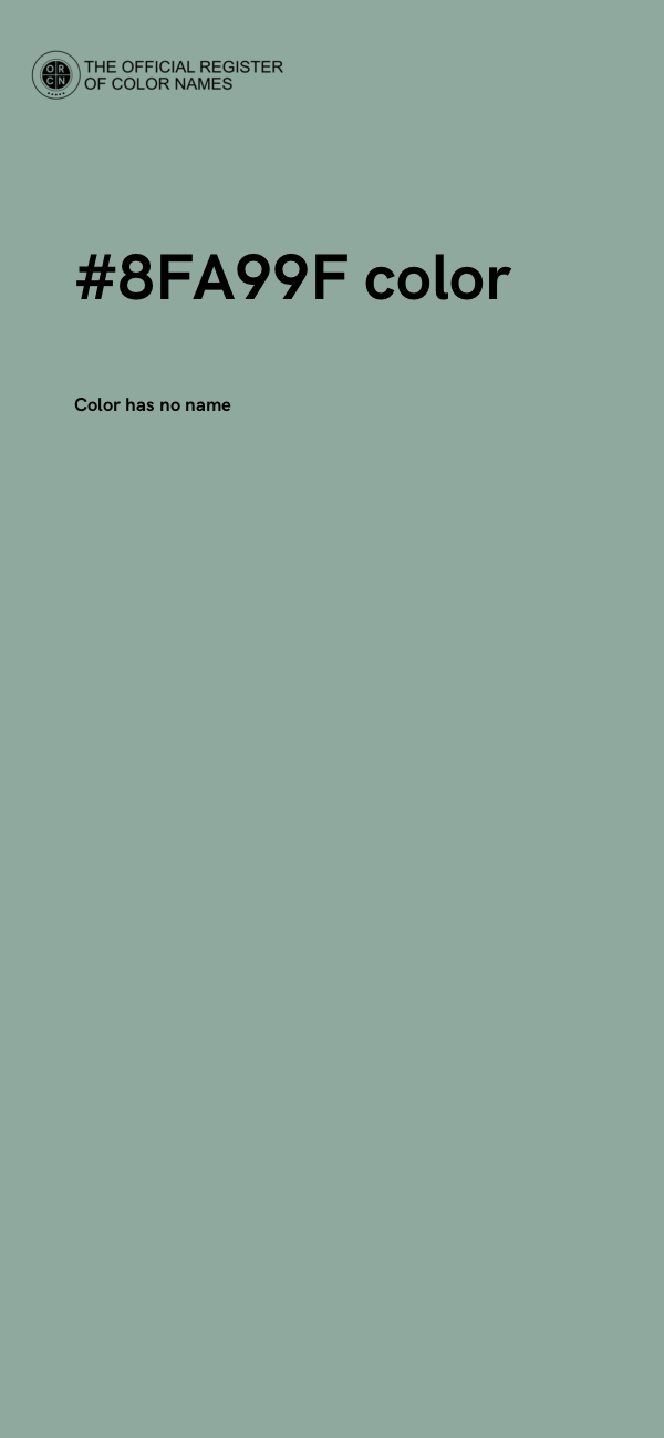 #8FA99F color image
