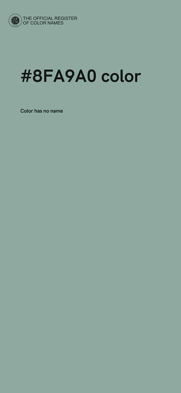 #8FA9A0 color image