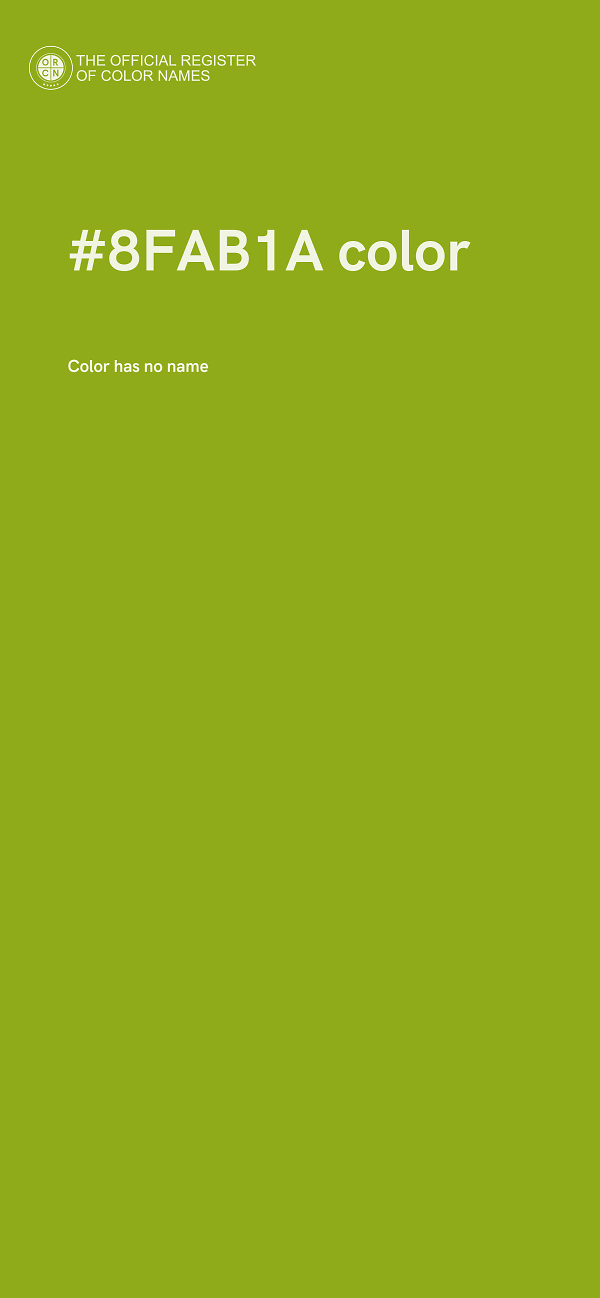 #8FAB1A color image