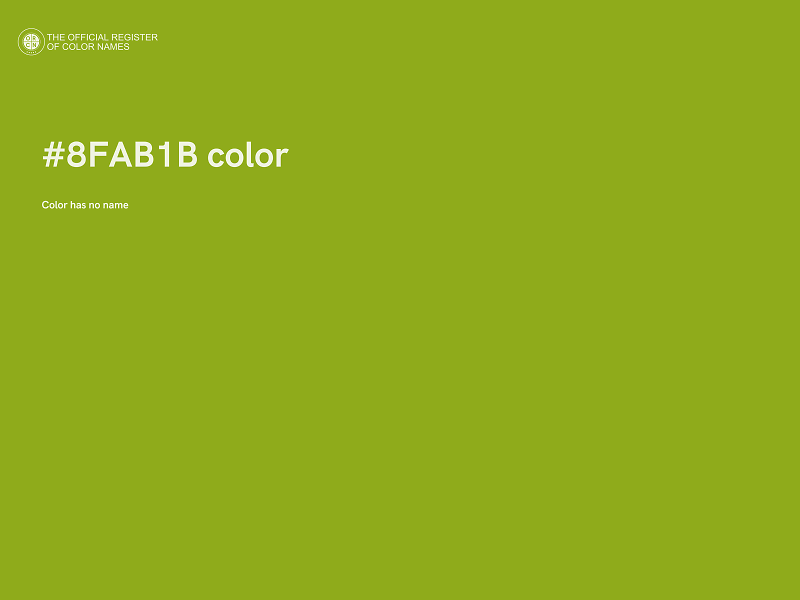 #8FAB1B color image