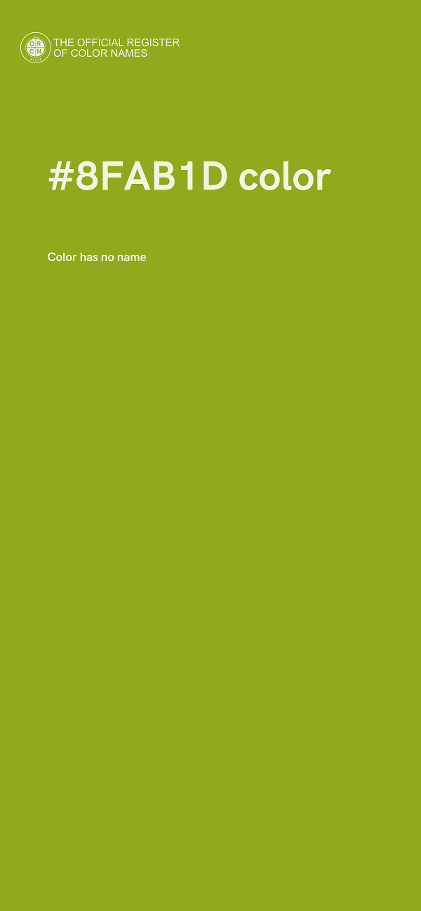 #8FAB1D color image