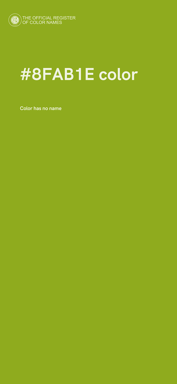 #8FAB1E color image