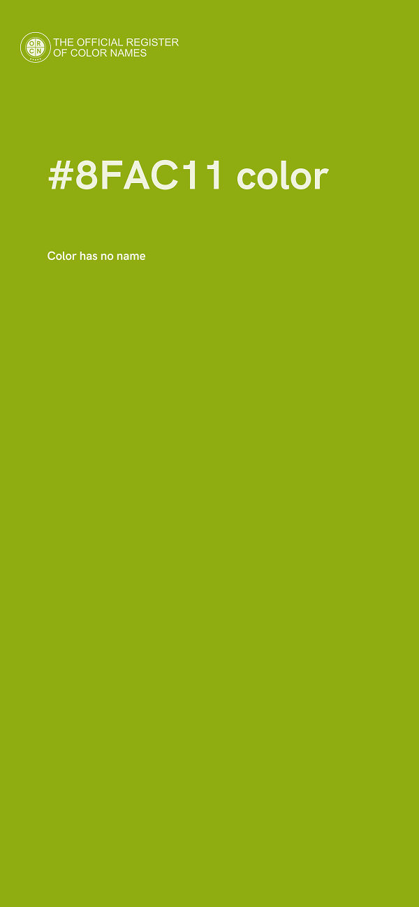 #8FAC11 color image