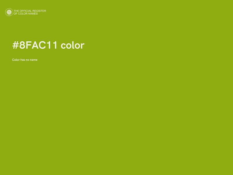 #8FAC11 color image