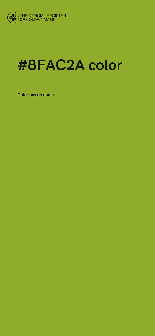 #8FAC2A color image