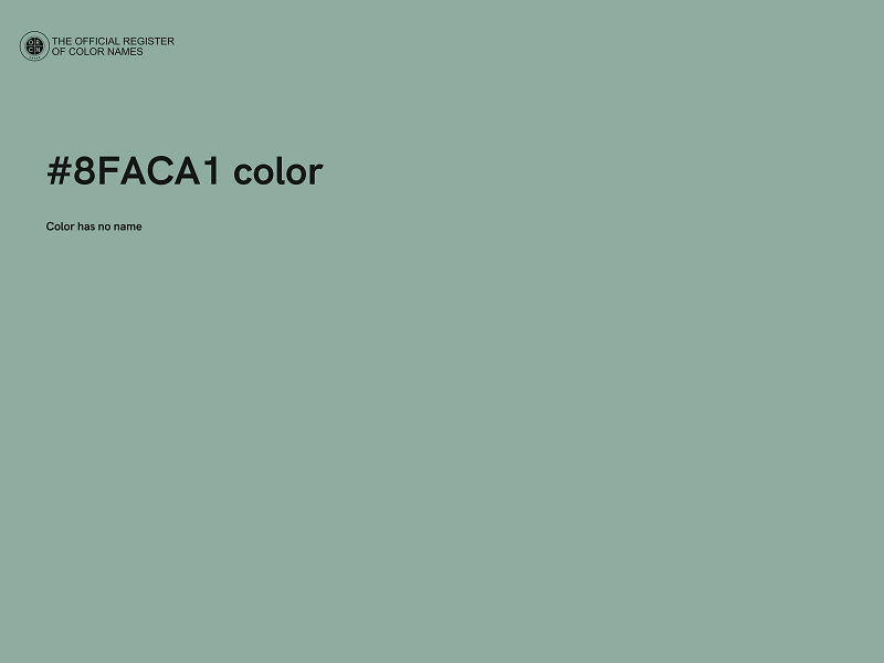 #8FACA1 color image