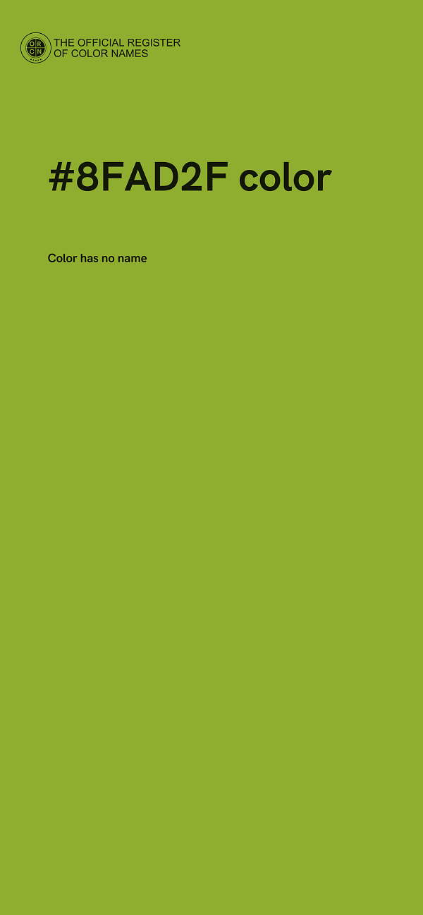 #8FAD2F color image
