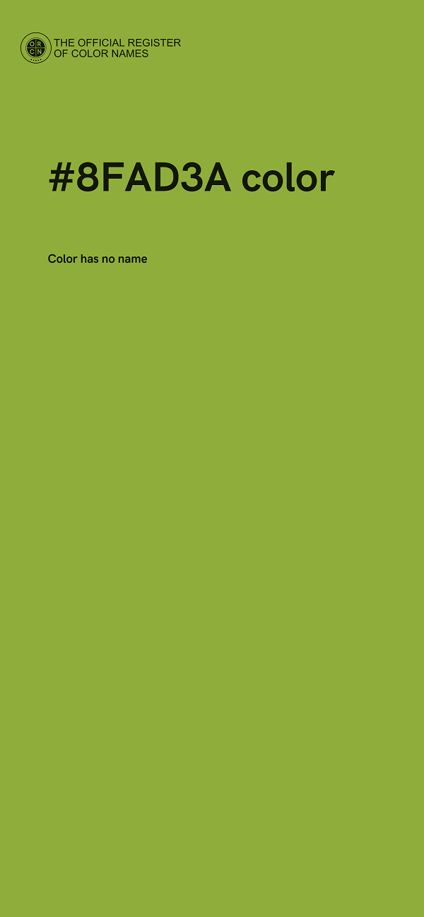 #8FAD3A color image