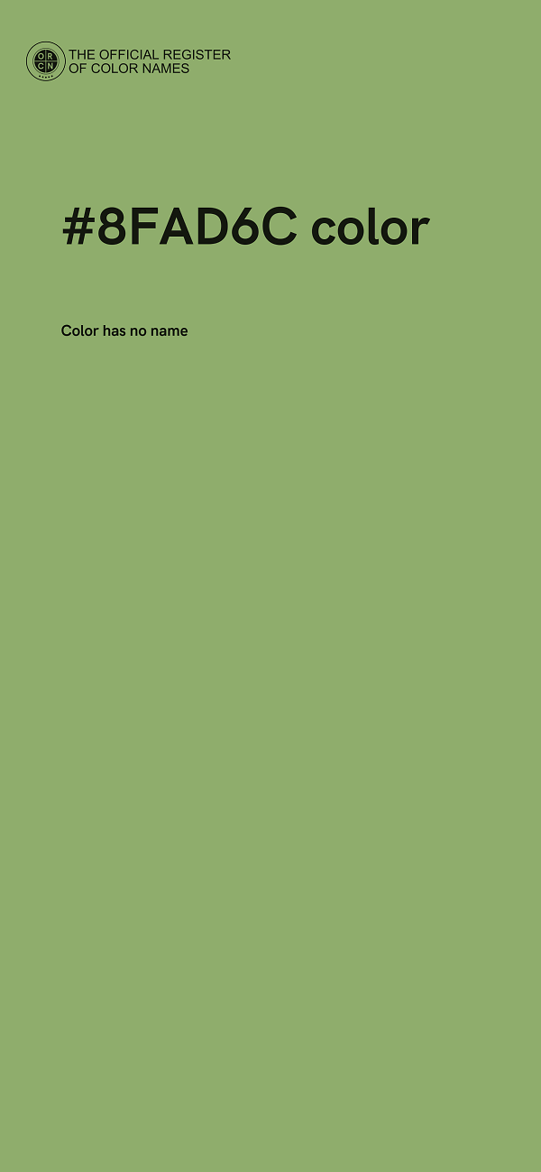 #8FAD6C color image