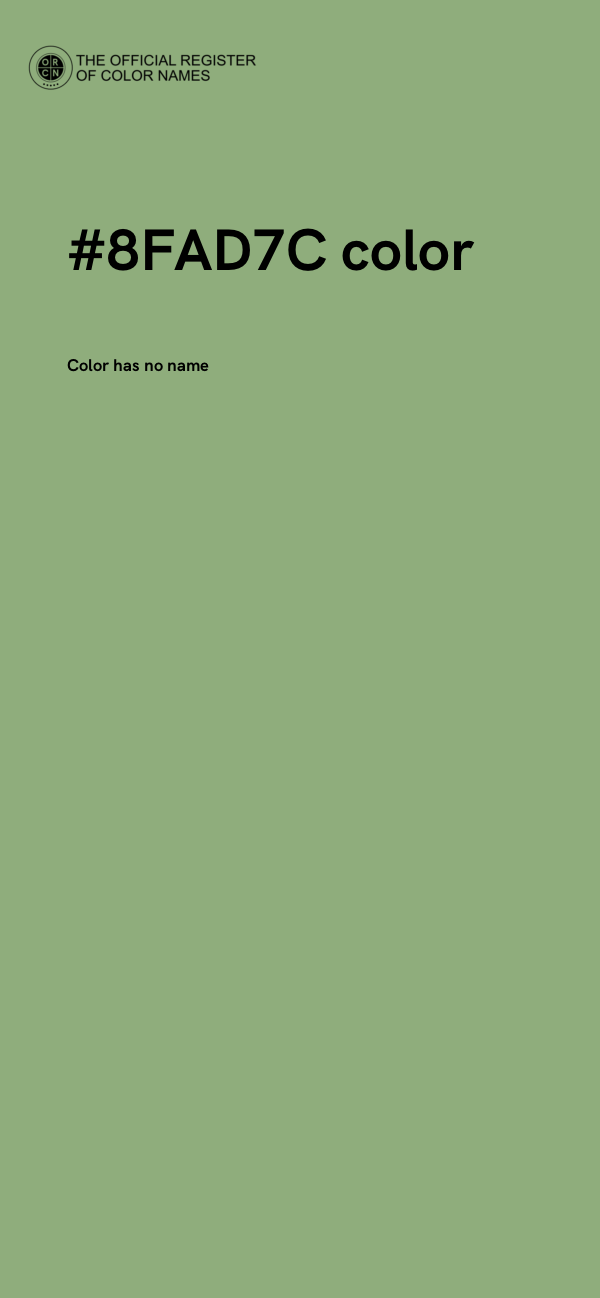 #8FAD7C color image