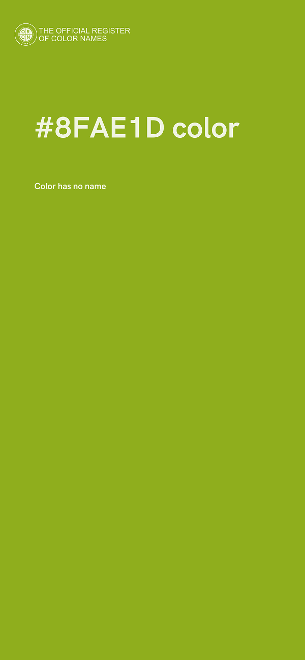 #8FAE1D color image