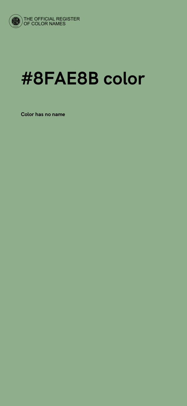 #8FAE8B color image