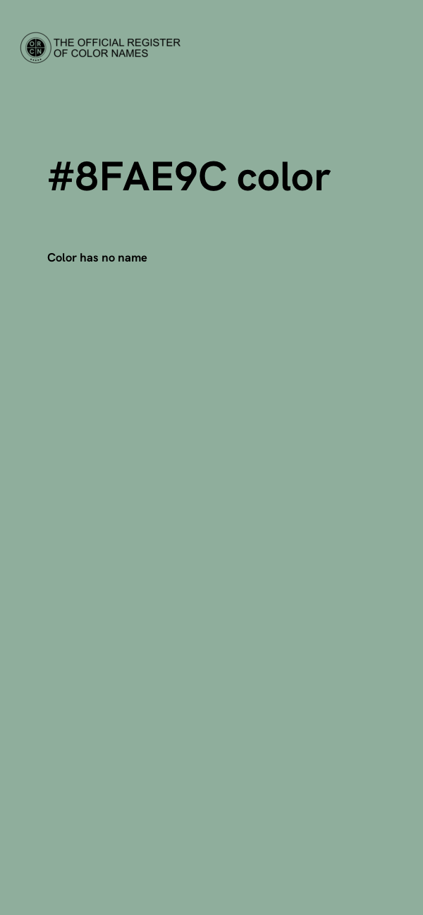 #8FAE9C color image