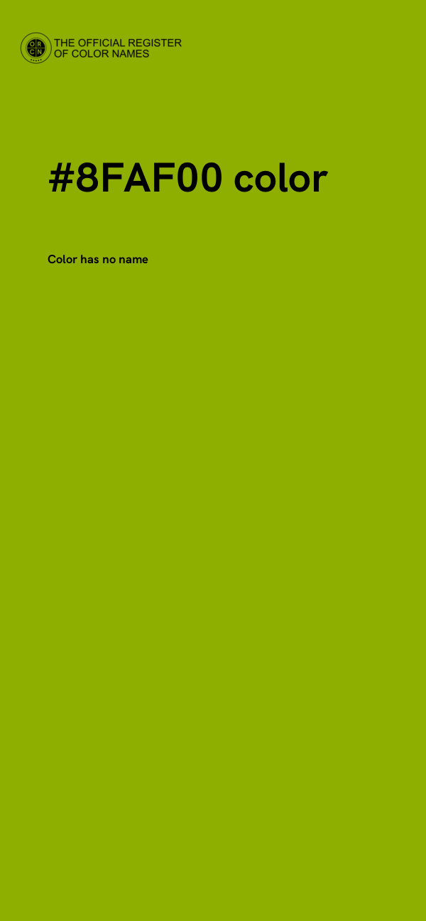 #8FAF00 color image