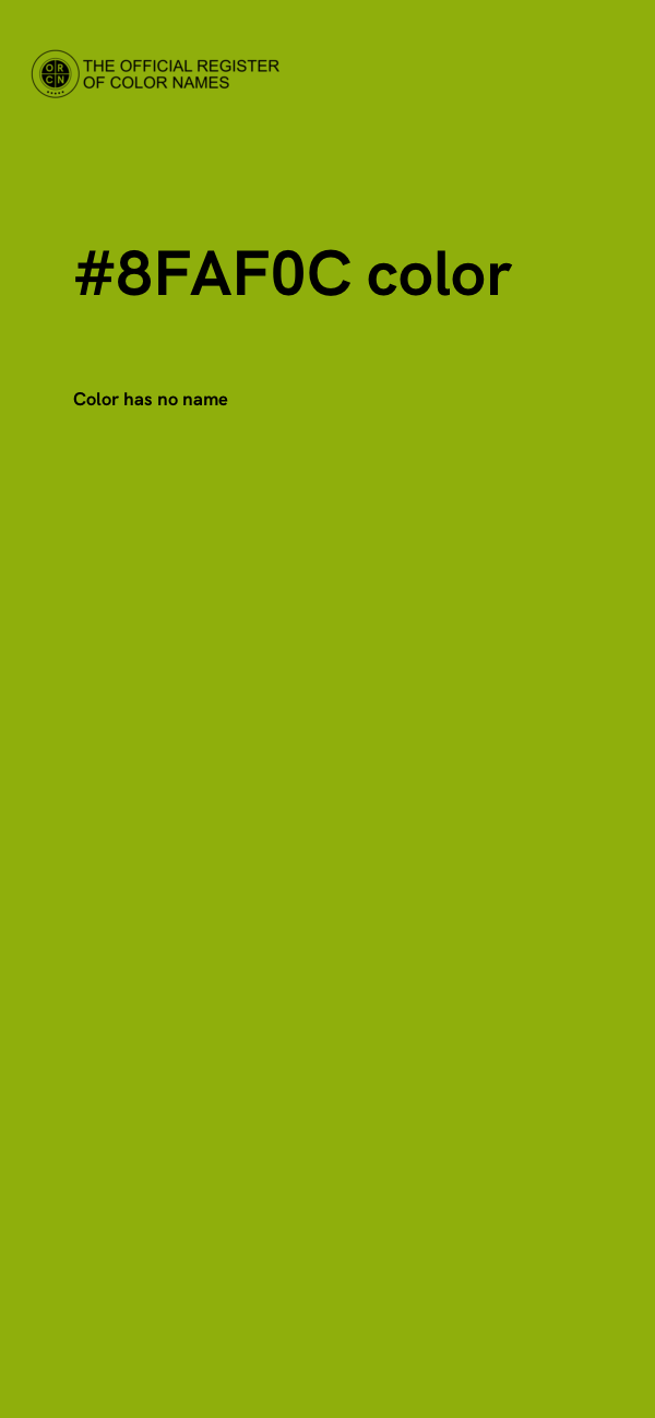 #8FAF0C color image