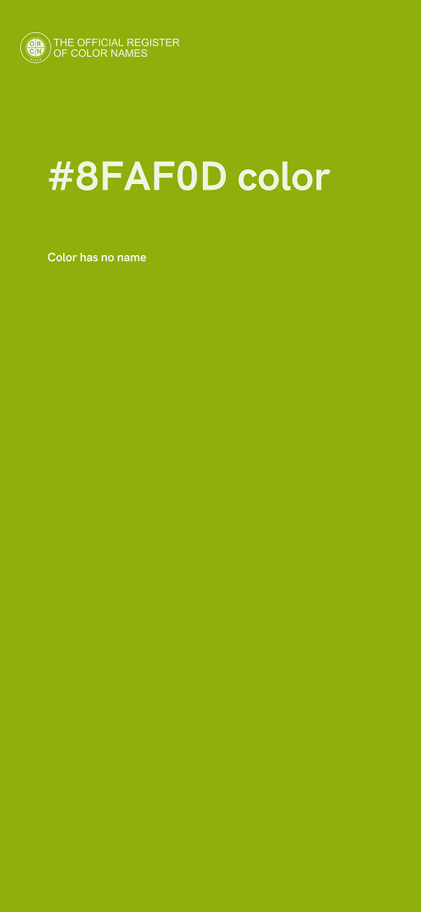 #8FAF0D color image